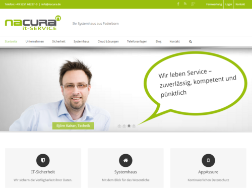 Relaunch von nacura.de